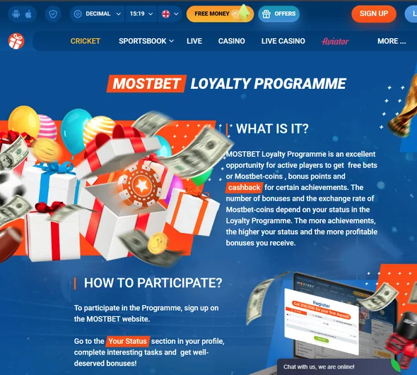 Mostbet's Loyalty Program